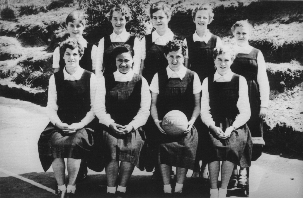 Girls Senior Basketball Team - 1956