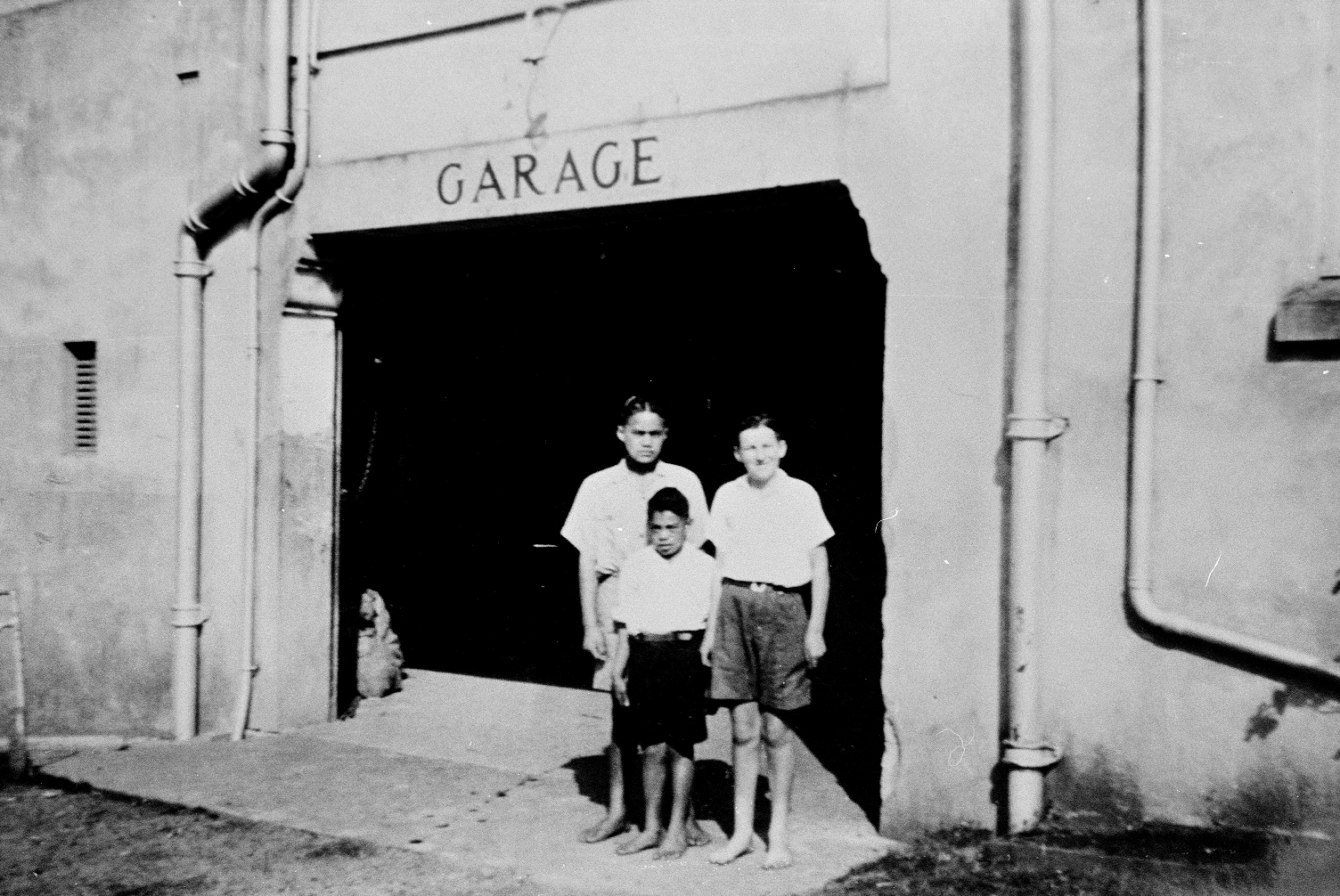 Titirangi School for the Deaf Garage - 1950