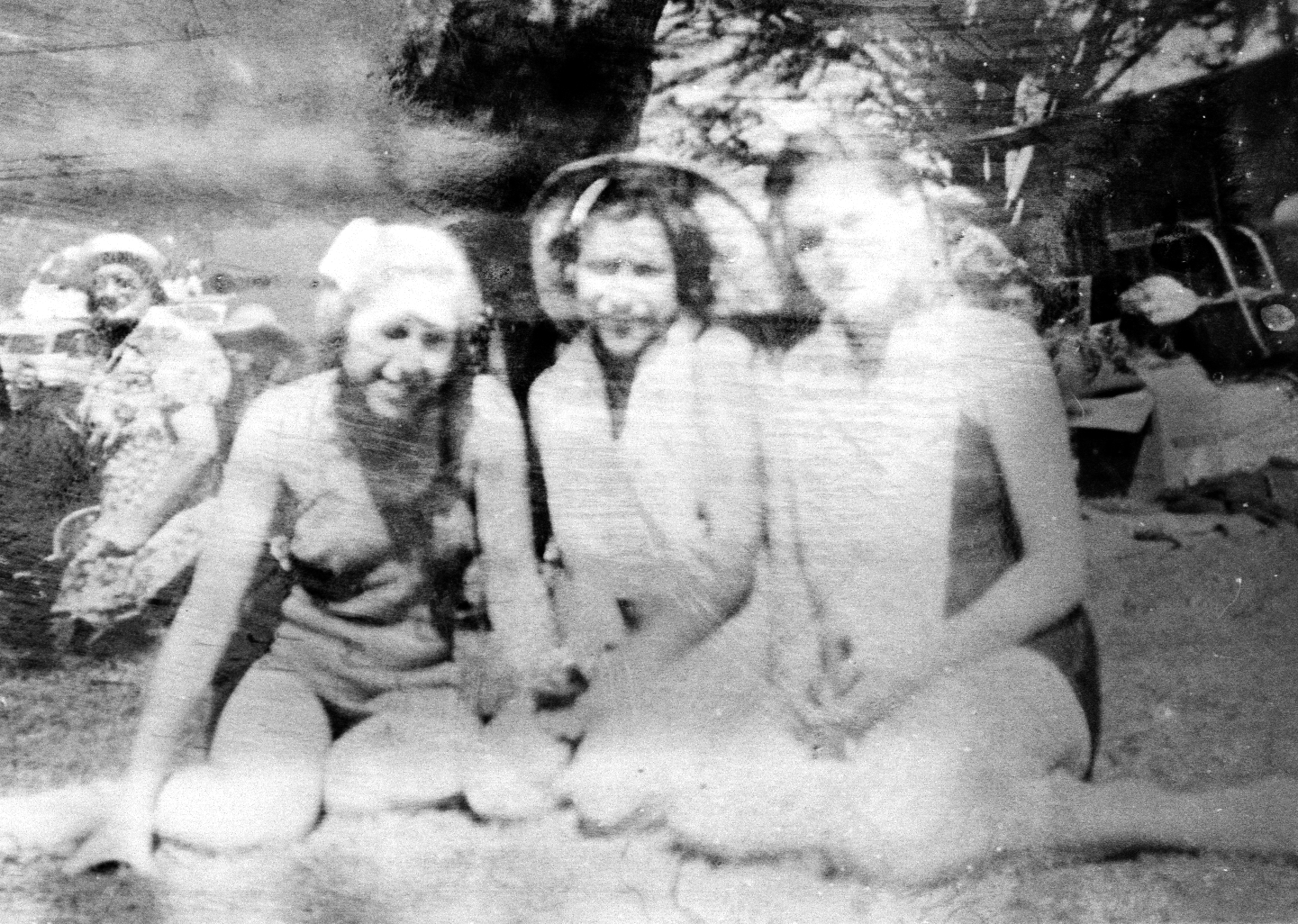 Senior Girls at a School Picnic - 1950s