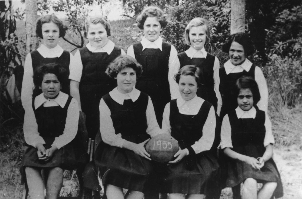 Girls Basketball Team - 1955