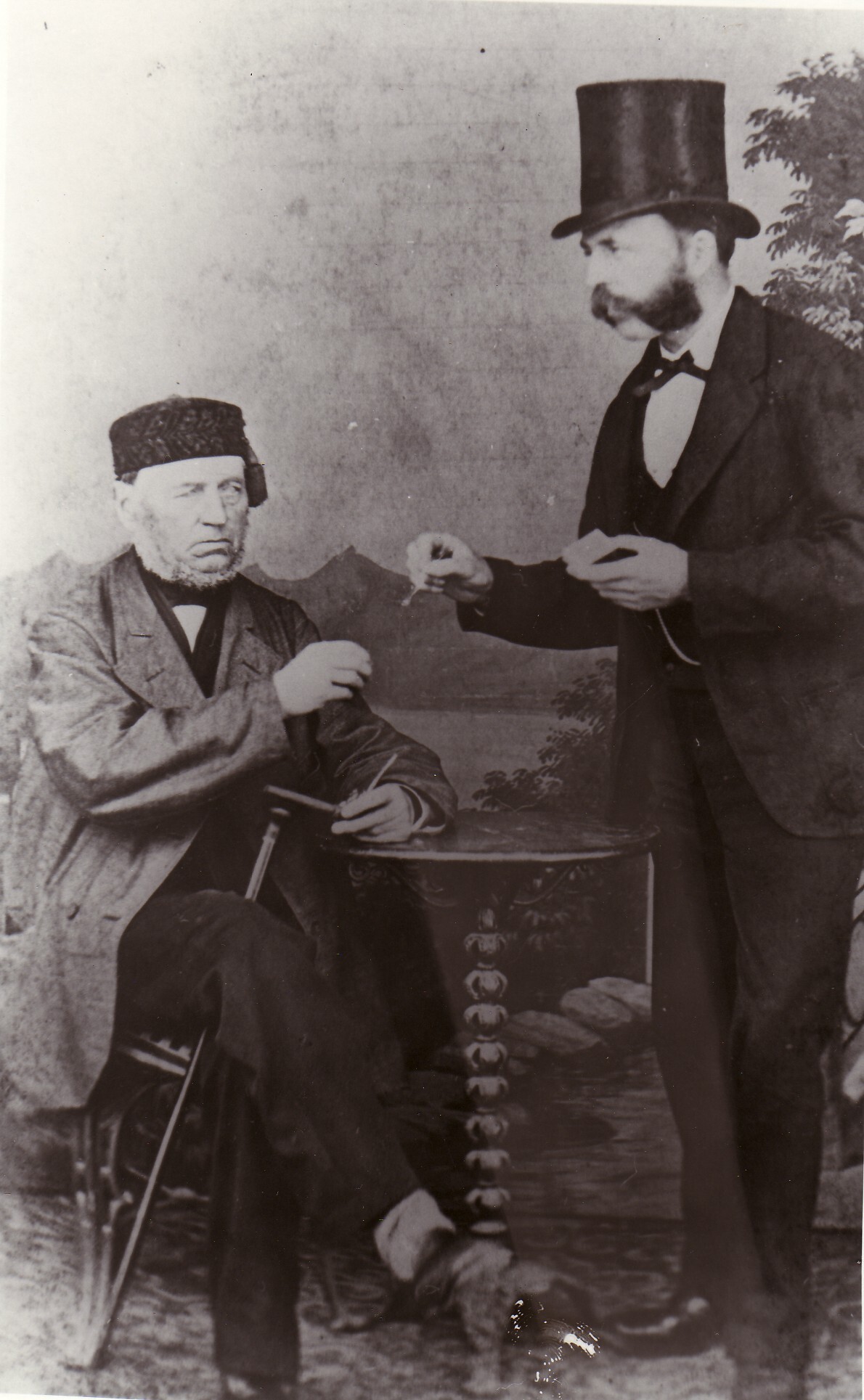 Gerrit van Asch and his Father - 1860 
