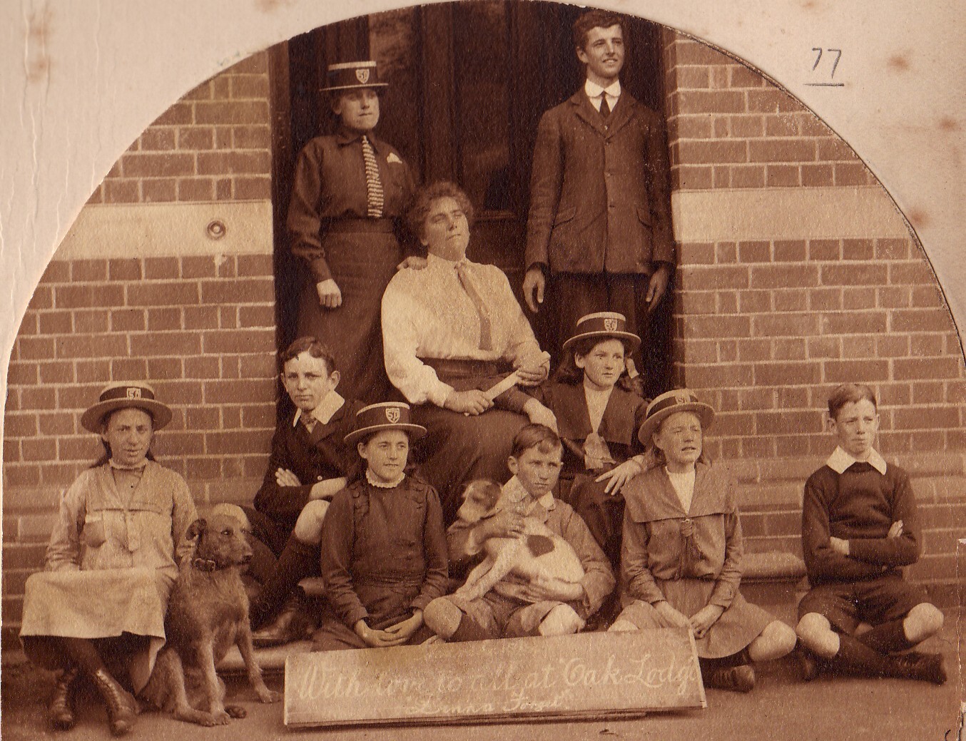 Miss Paul and Class - 1913 