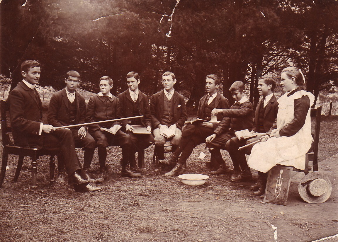 Mr Stevens &amp; Class - 1912 