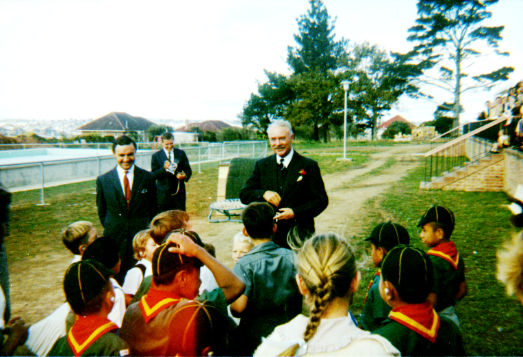 Governor General Greeting Students - 1964 