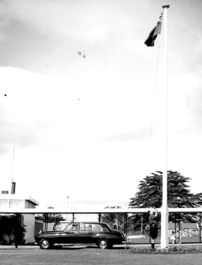 Flag to Welcome Governor General - 1964 