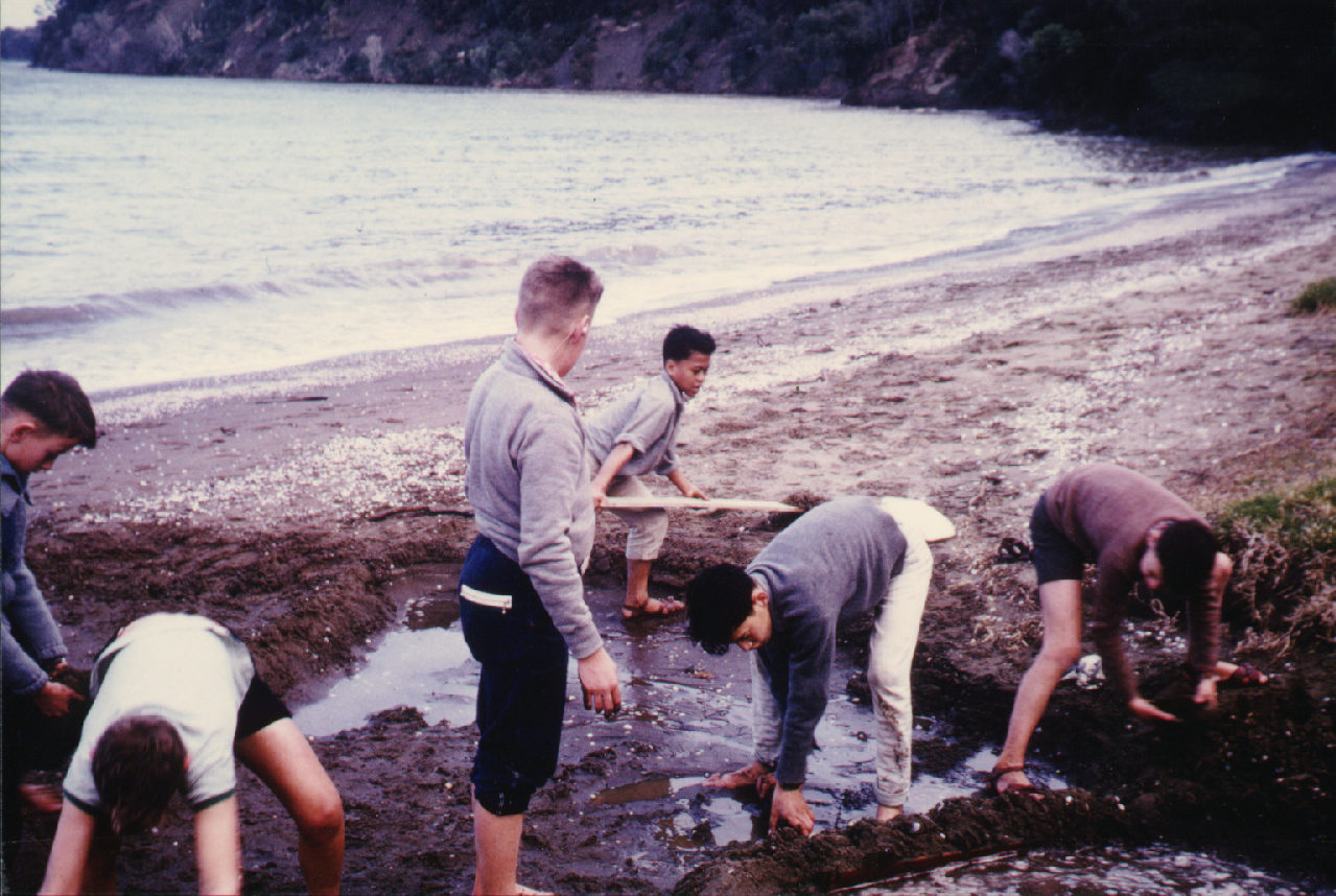 Beach Activity at Parau - 1963 