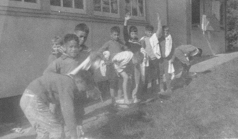 Cub Camp Feet Washing - 1964 