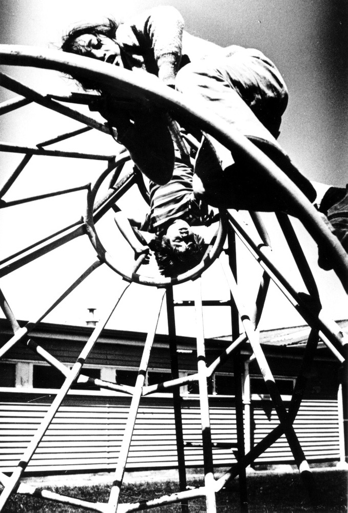 Girls on Climbing Frames - 1970s