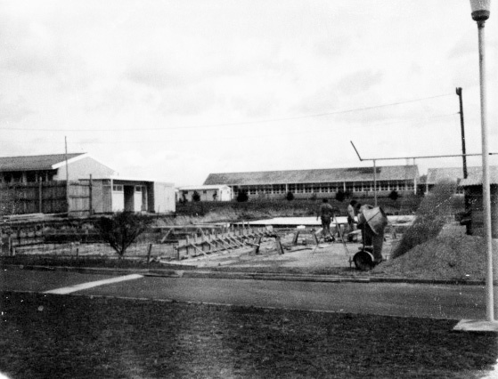 Excavation for the Gymnasium - 1972 