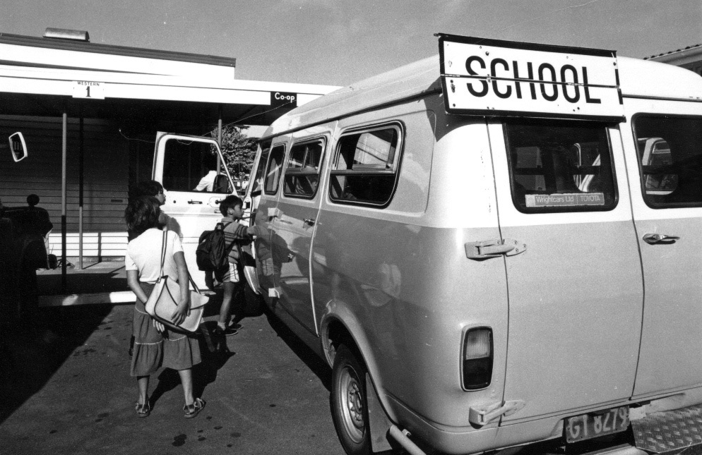 School Van Photo - 1970s 