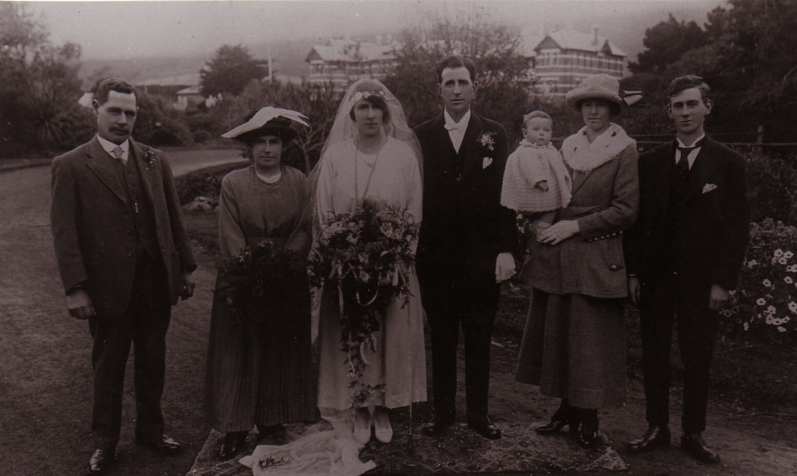 Ashley &amp; Illingworth's wedding - 1920