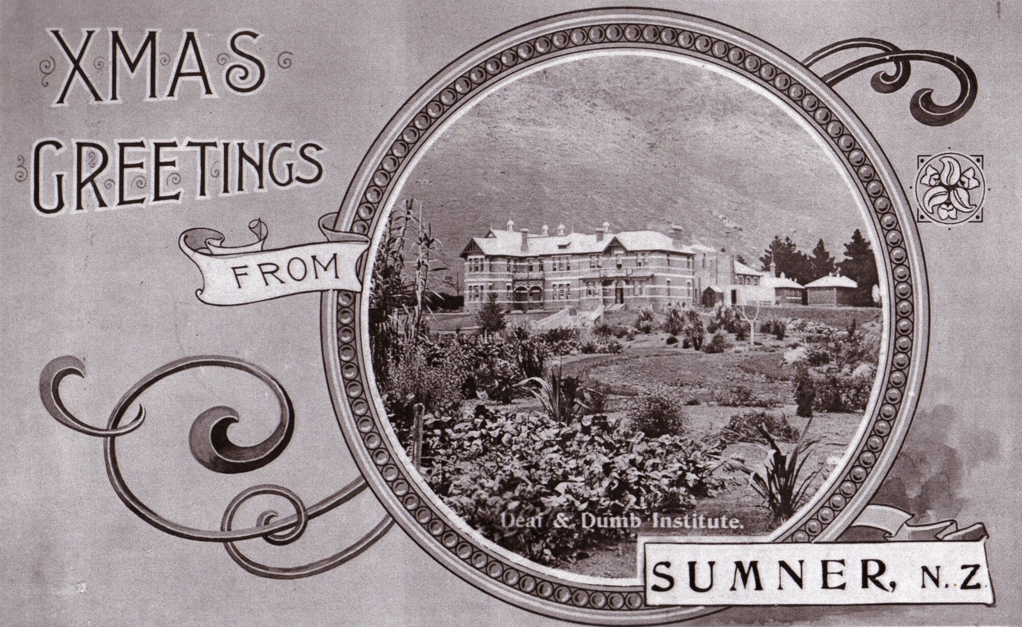 Postcard of Main Building - 1880