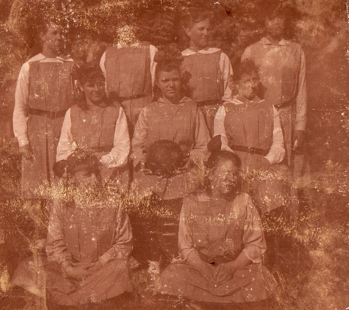 Girls Basketball B Team - 1917