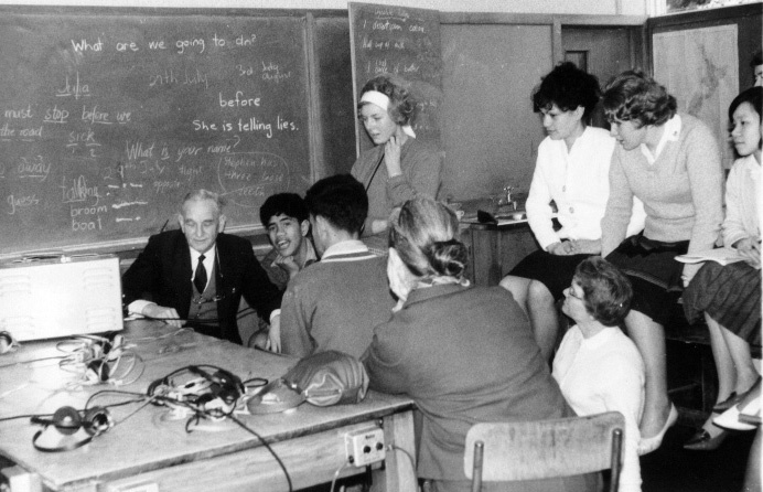 Testing "Mandy" on Two Boys - 1958