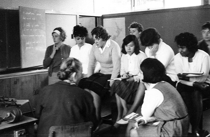 Group Speech Training - 1958