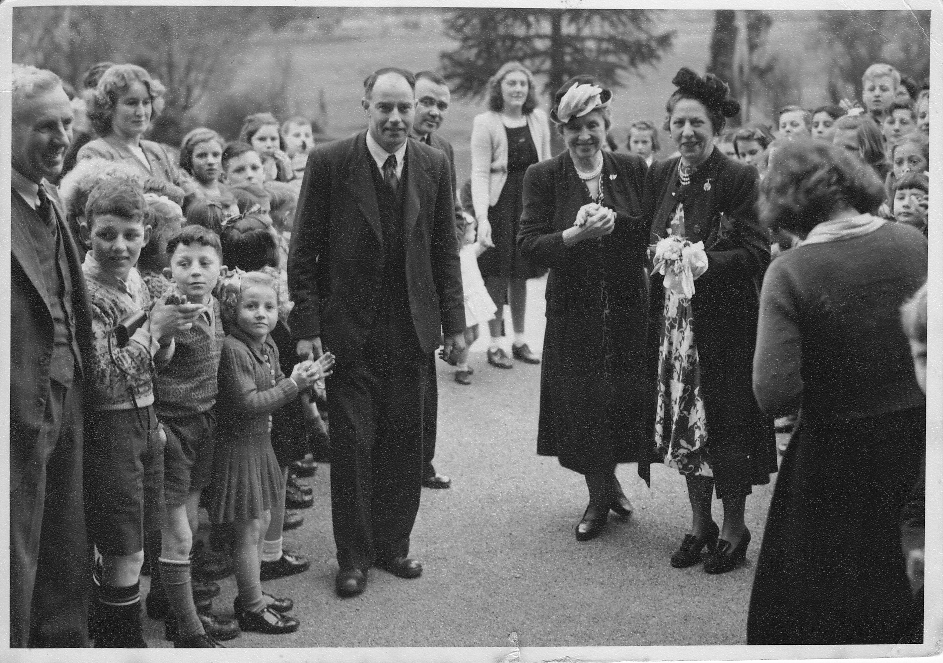 Helen Keller Visits Sumner School for the Deaf - 1948