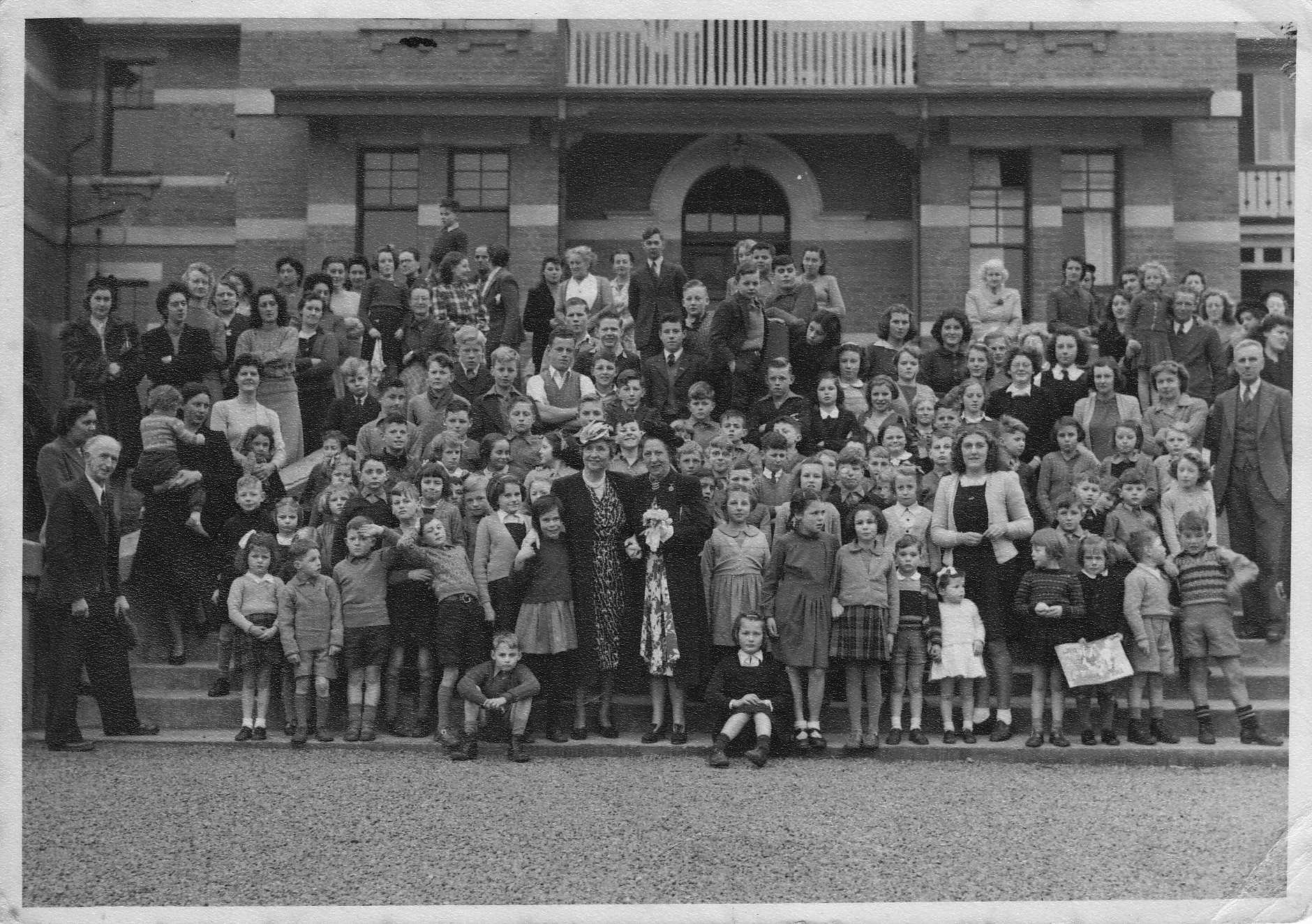 Helen Keller Visits Sumner School for the Deaf - 1948