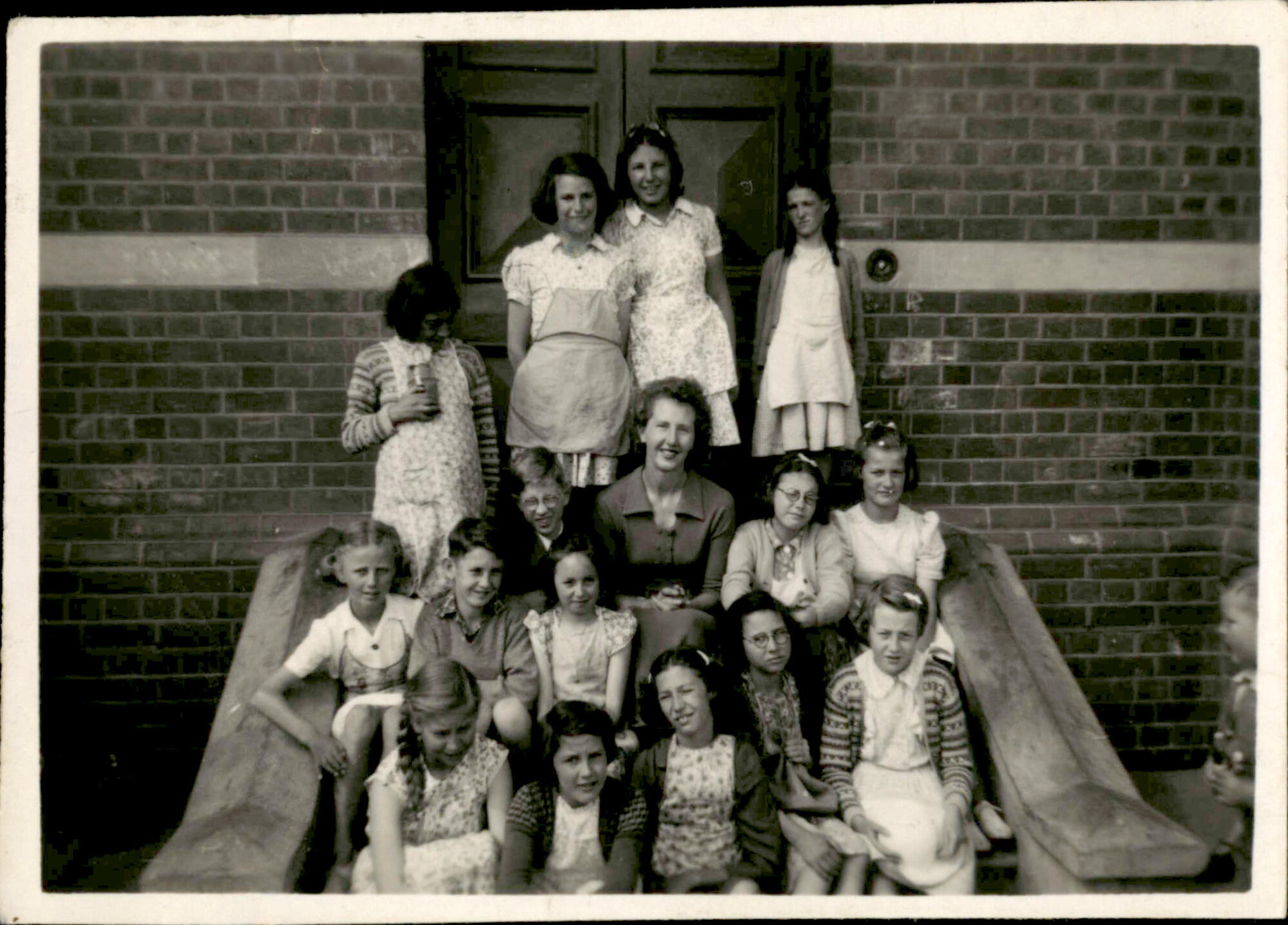 Students on Steps - 1951