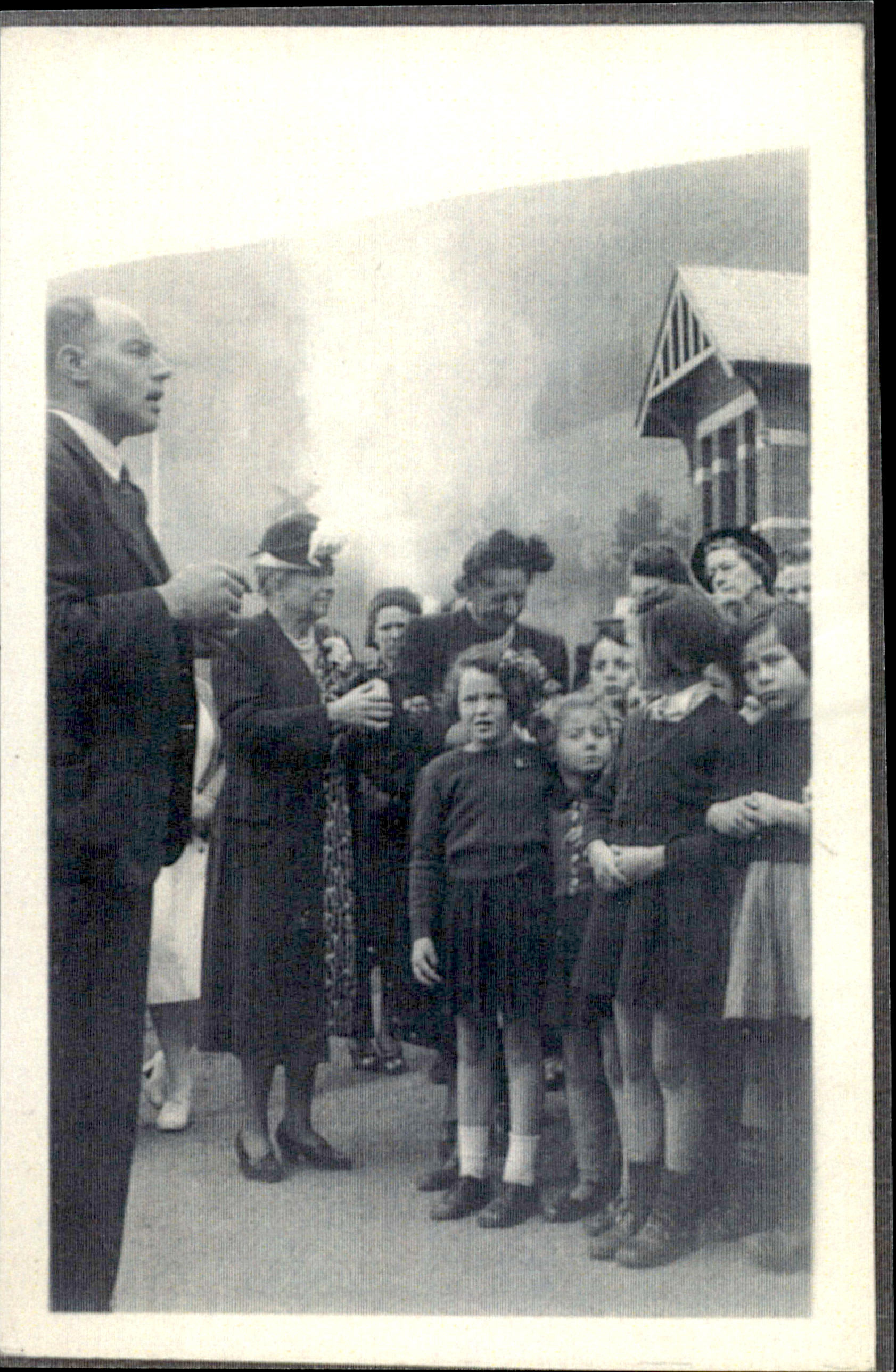 Helen Keller Visits Sumner School for the Deaf